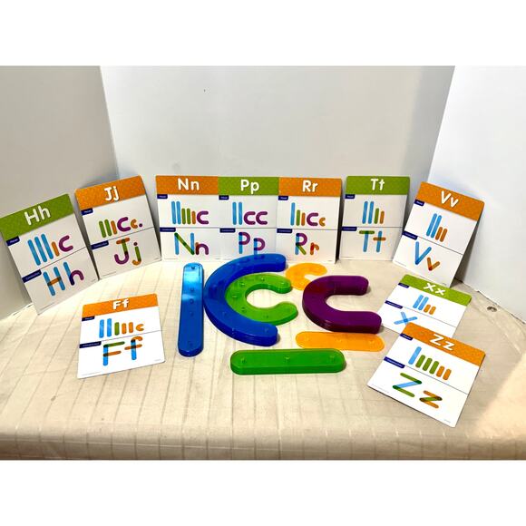 Learning resources Letter Construction Activity incomplete alphabet building - Picture 2 of 3